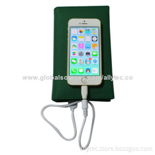 8000mAh Solar Power Bank for iPhone, Tablet PCs, iPad, iPod and Other Portable Devices